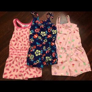 girl toddler 3T rompers!